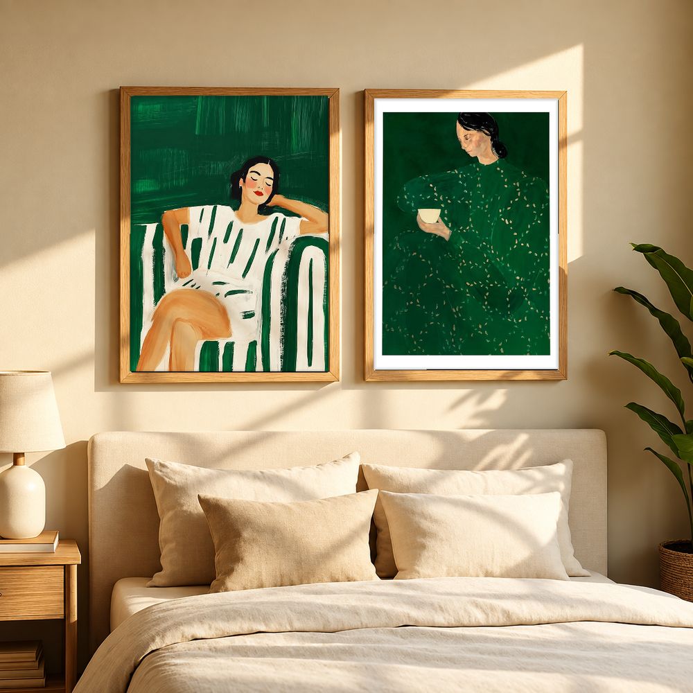 Set de 2 cuadros decorativos que combinan
