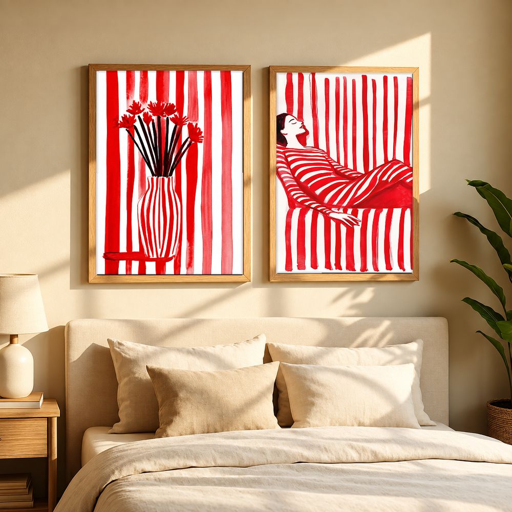 Set de 2 cuadros decorativos que combinan
