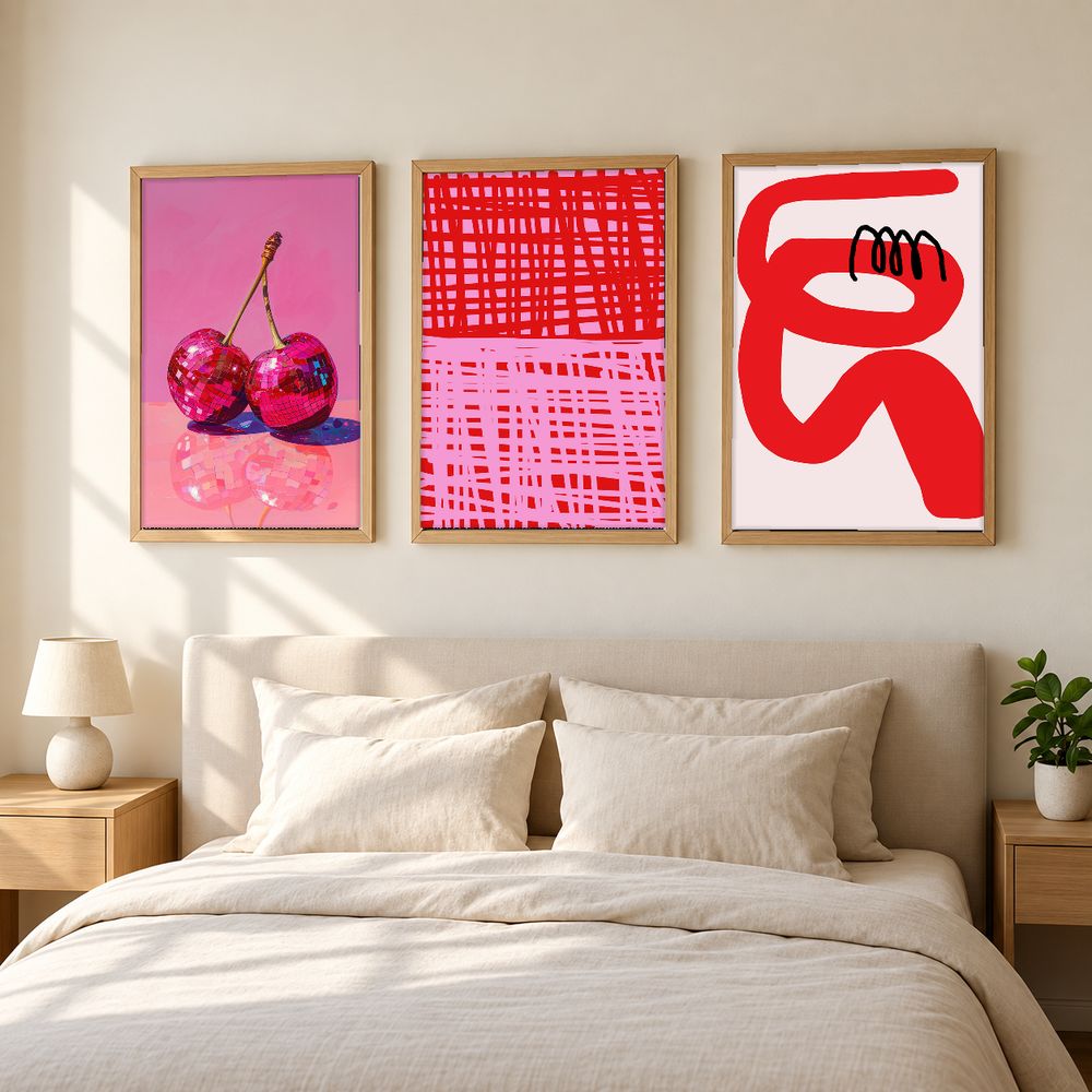 Set de 3 cuadros decorativos que combinan