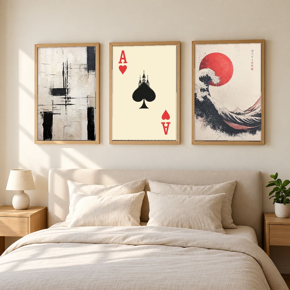 Set de 3 cuadros decorativos que combinan