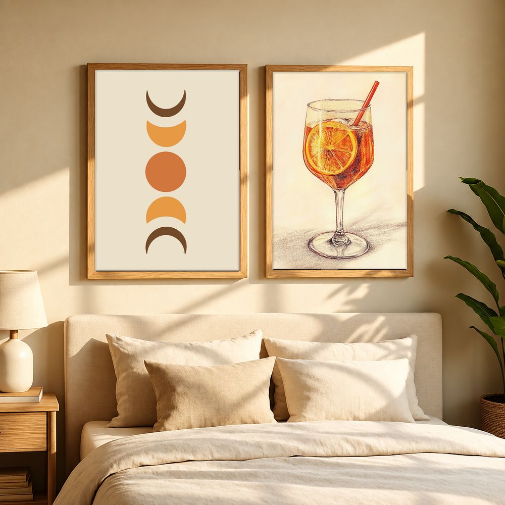 Set de 2 cuadros decorativos que combinan