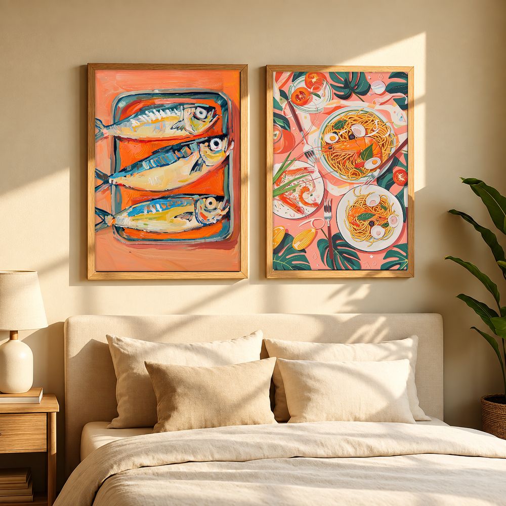Set de 2 cuadros decorativos que combinan