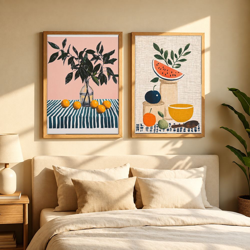 Set de 2 cuadros decorativos que combinan