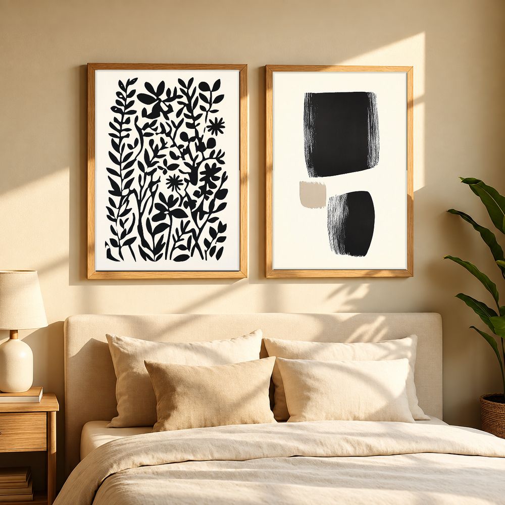 Set de 2 cuadros decorativos que combinan