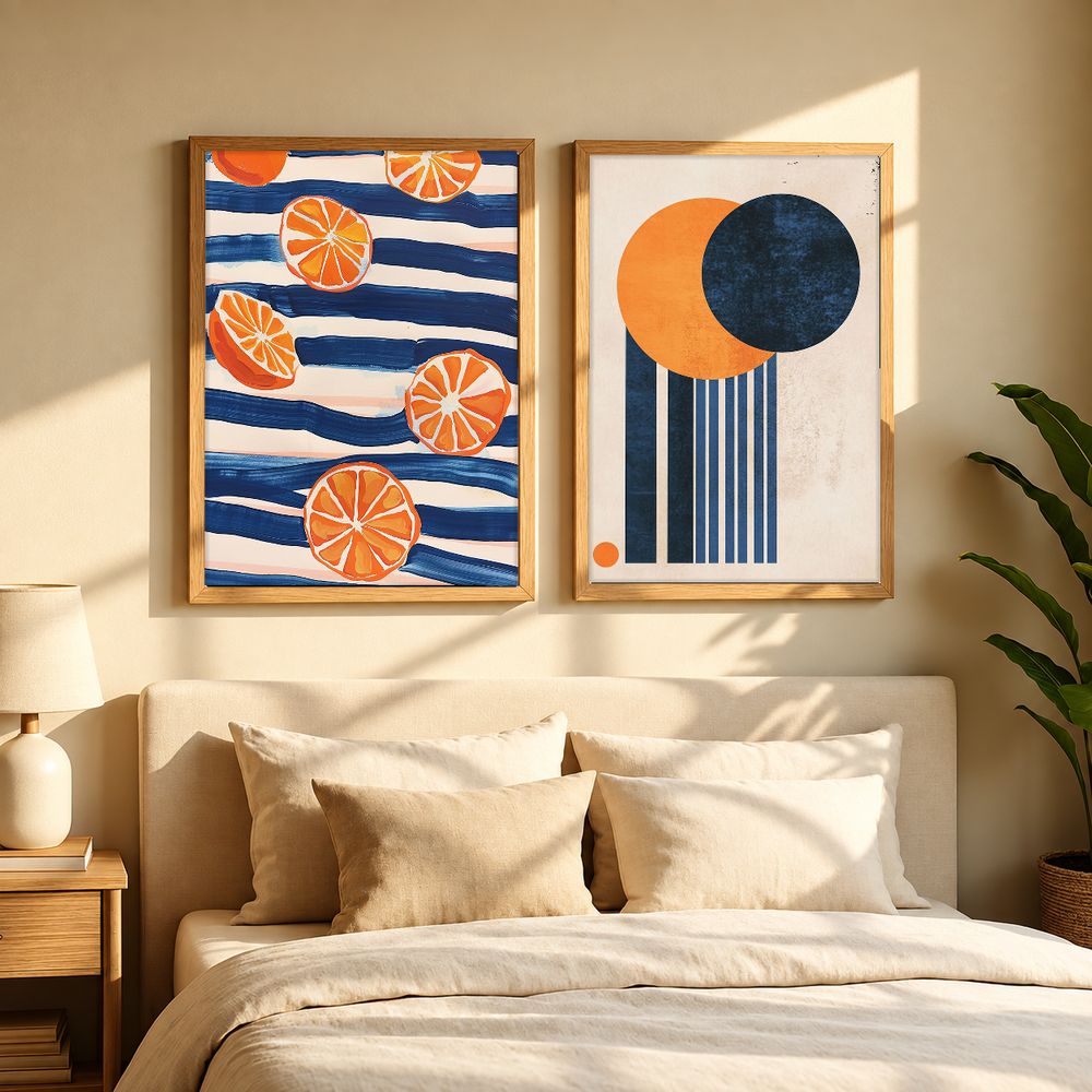 Set de 2 cuadros decorativos que combinan