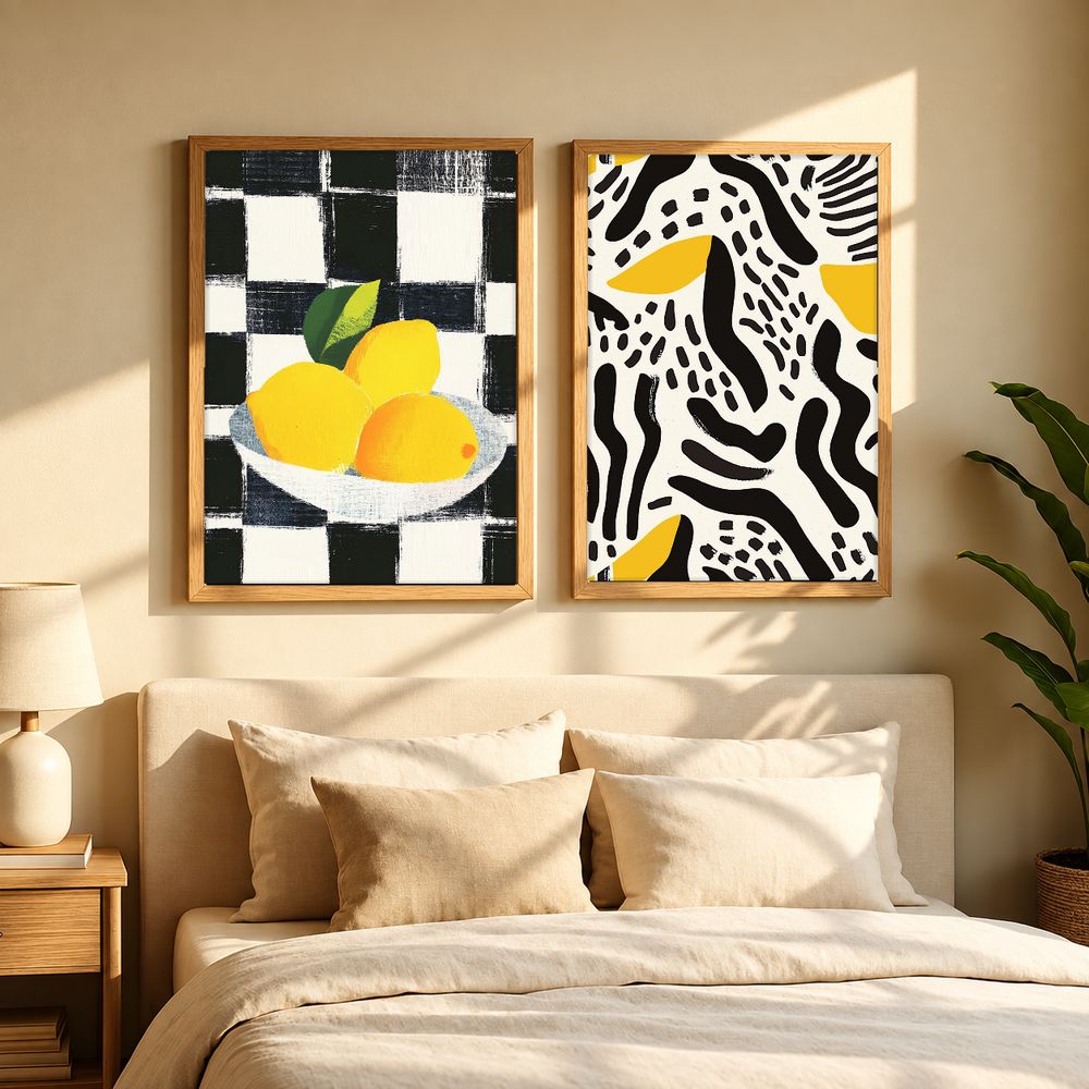 Set de 2 cuadros decorativos que combinan