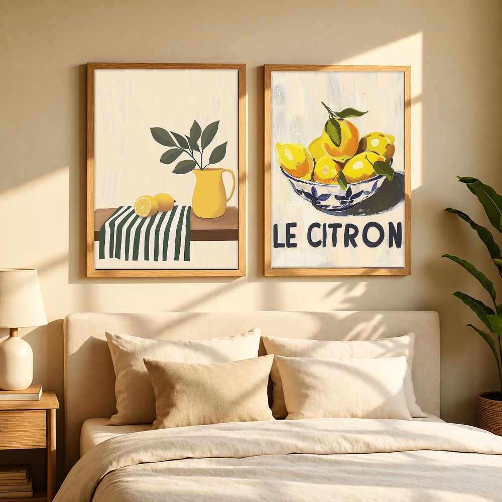 Set de 2 cuadros decorativos que combinan