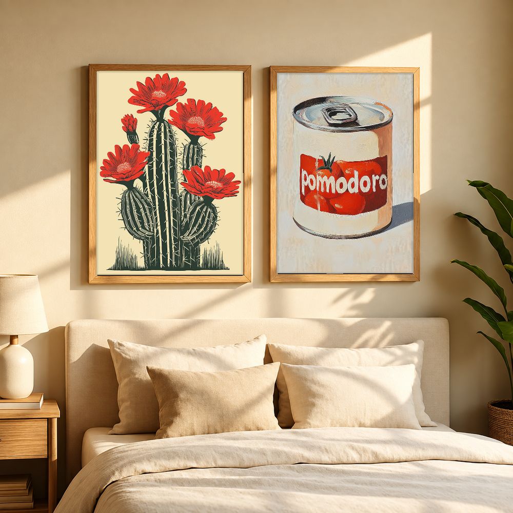 Set de 2 cuadros decorativos que combinan