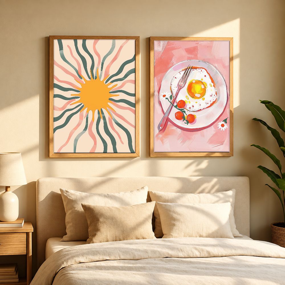 Set de 2 cuadros decorativos que combinan