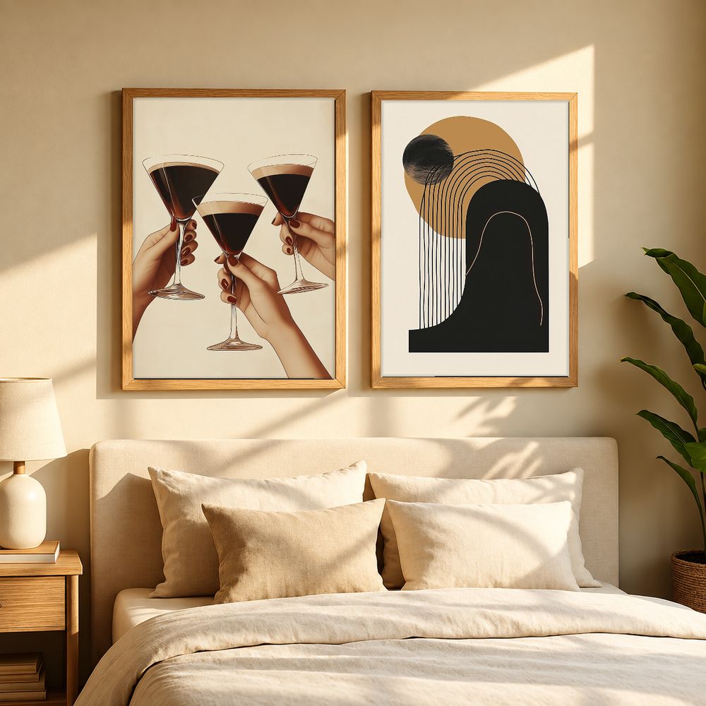 Set de 2 cuadros decorativos que combinan
