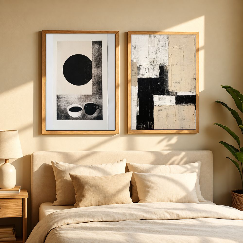 Set de 2 cuadros decorativos que combinan