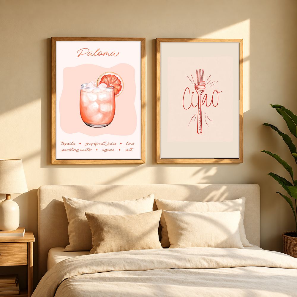 Set de 2 cuadros decorativos que combinan