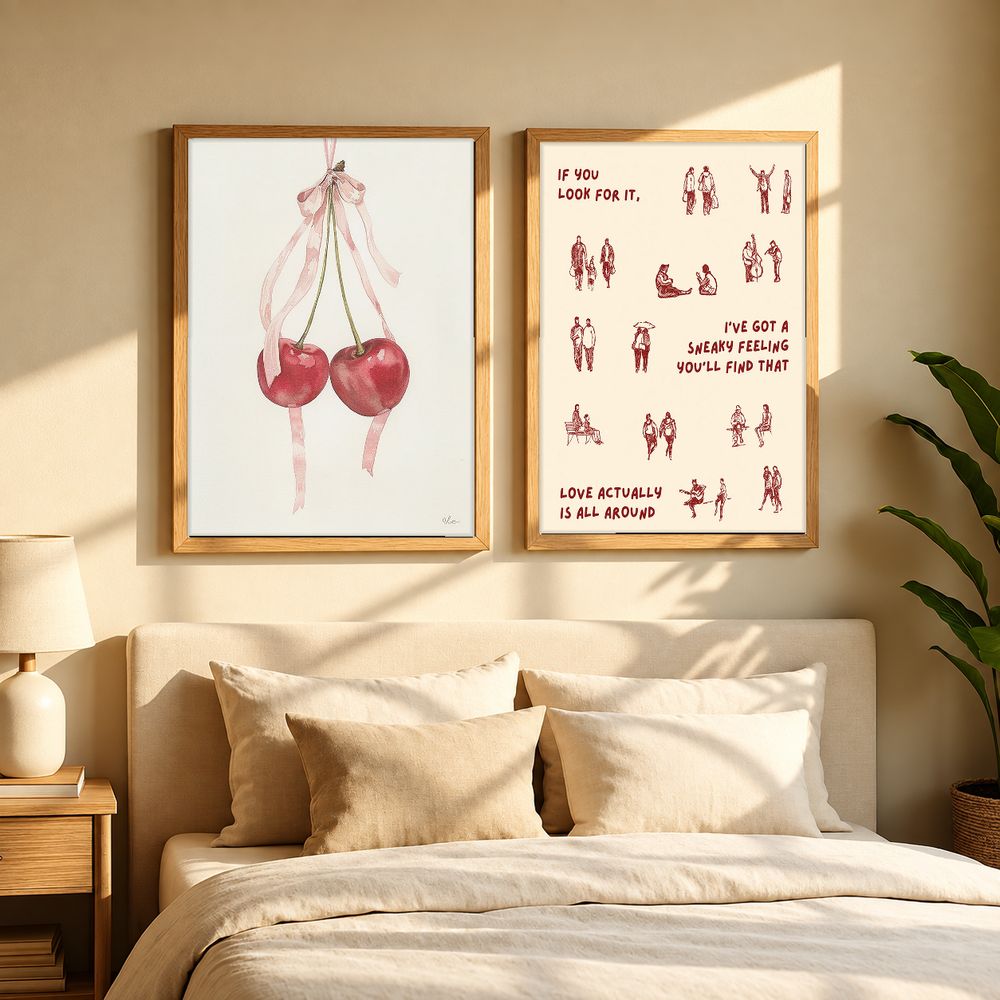 Set de 2 cuadros decorativos que combinan