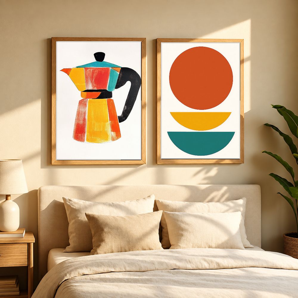 Set de 2 cuadros decorativos que combinan