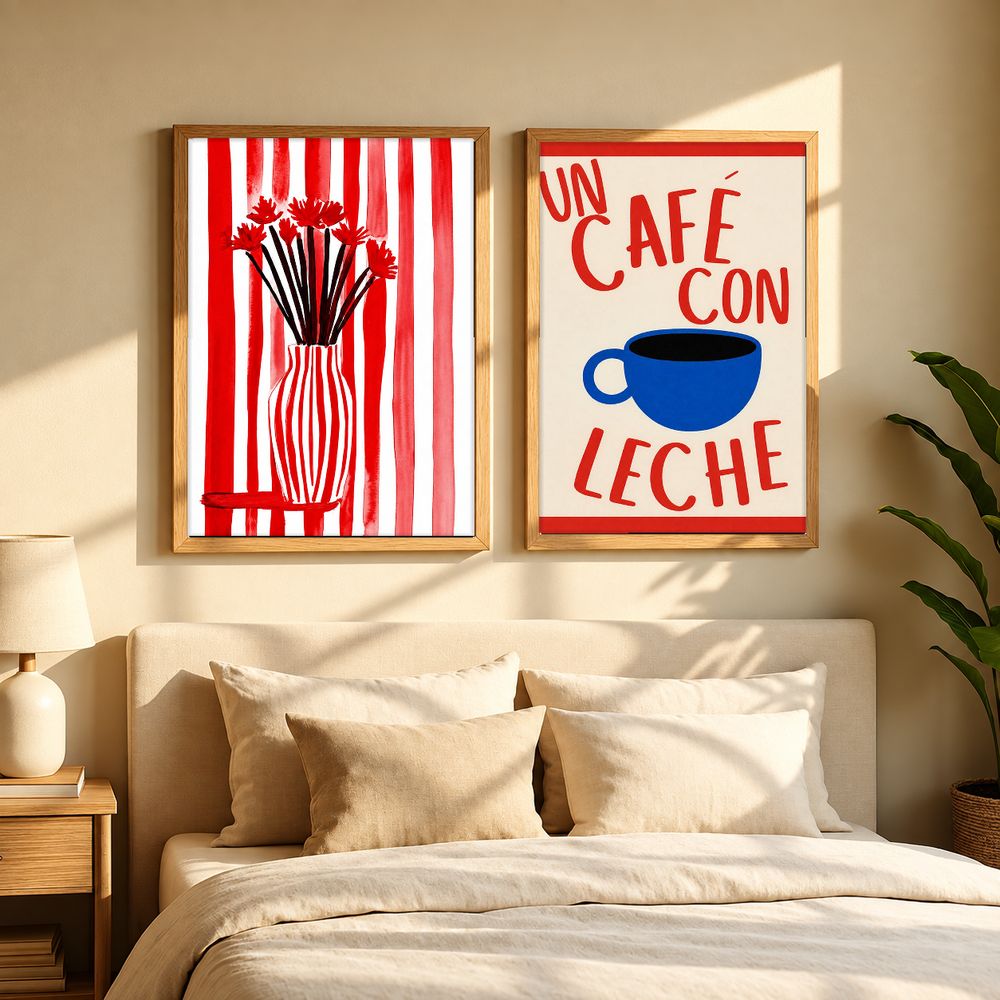 Set de 2 cuadros decorativos que combinan