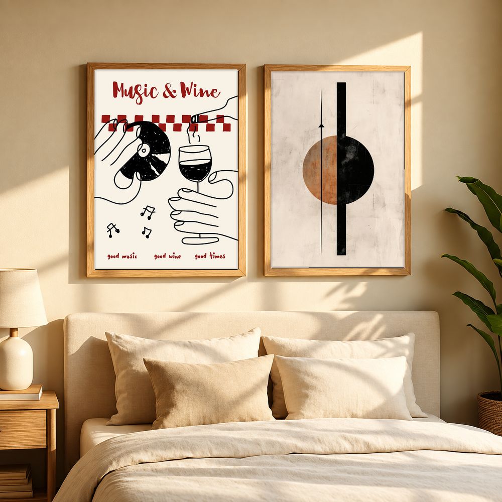 Set de 2 cuadros decorativos que combinan