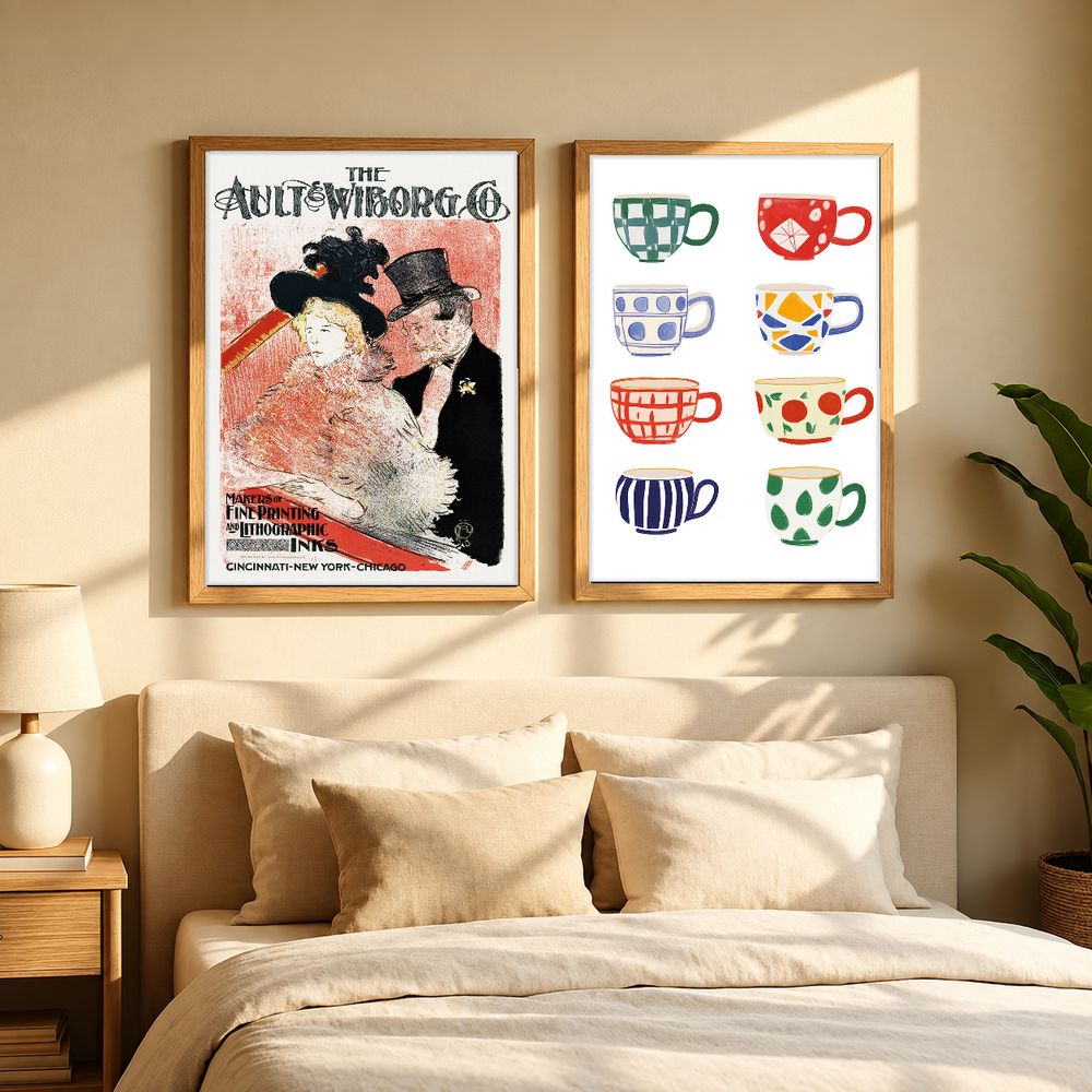Set de 2 cuadros decorativos que combinan