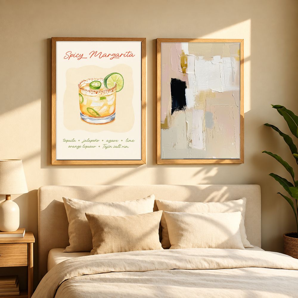 Set de 2 cuadros decorativos que combinan