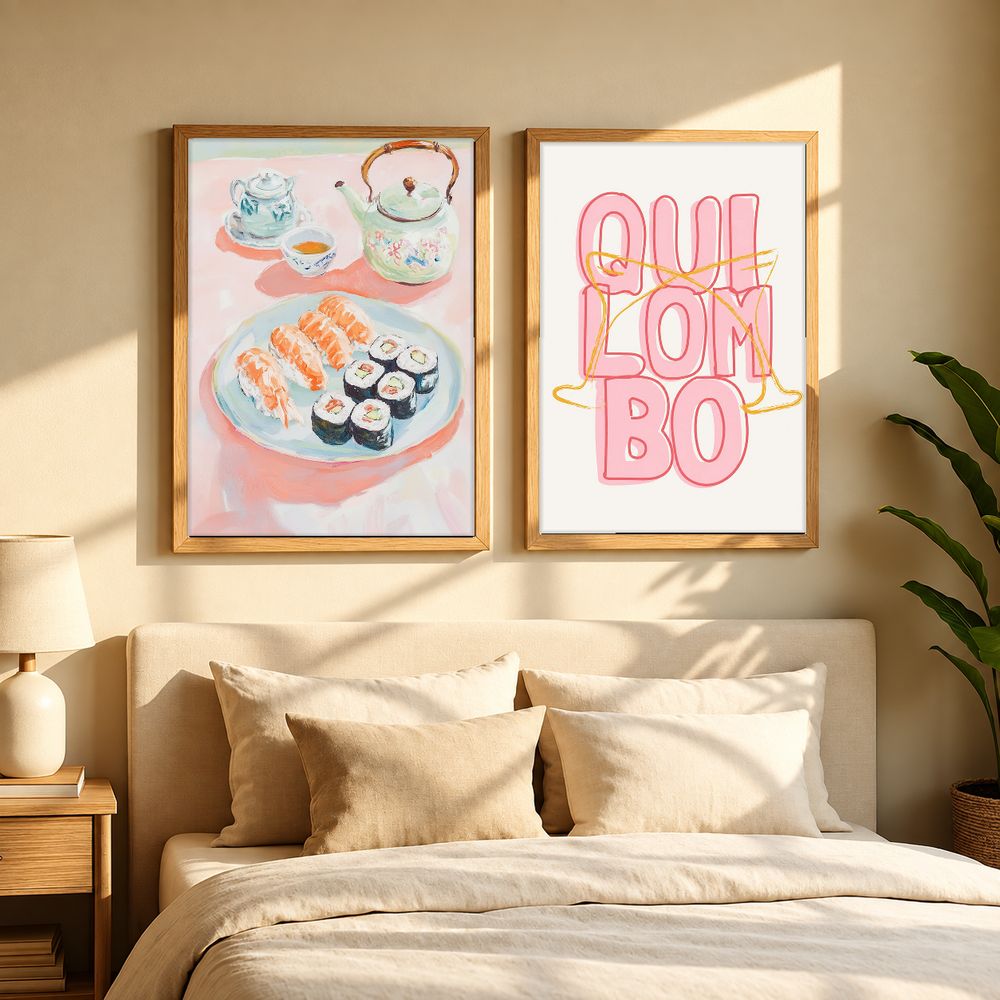 Set de 2 cuadros decorativos que combinan