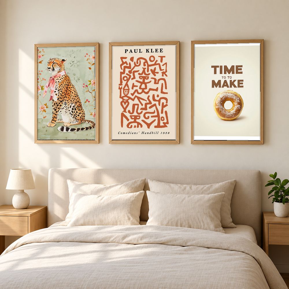 Set de 3 cuadros decorativos que combinan