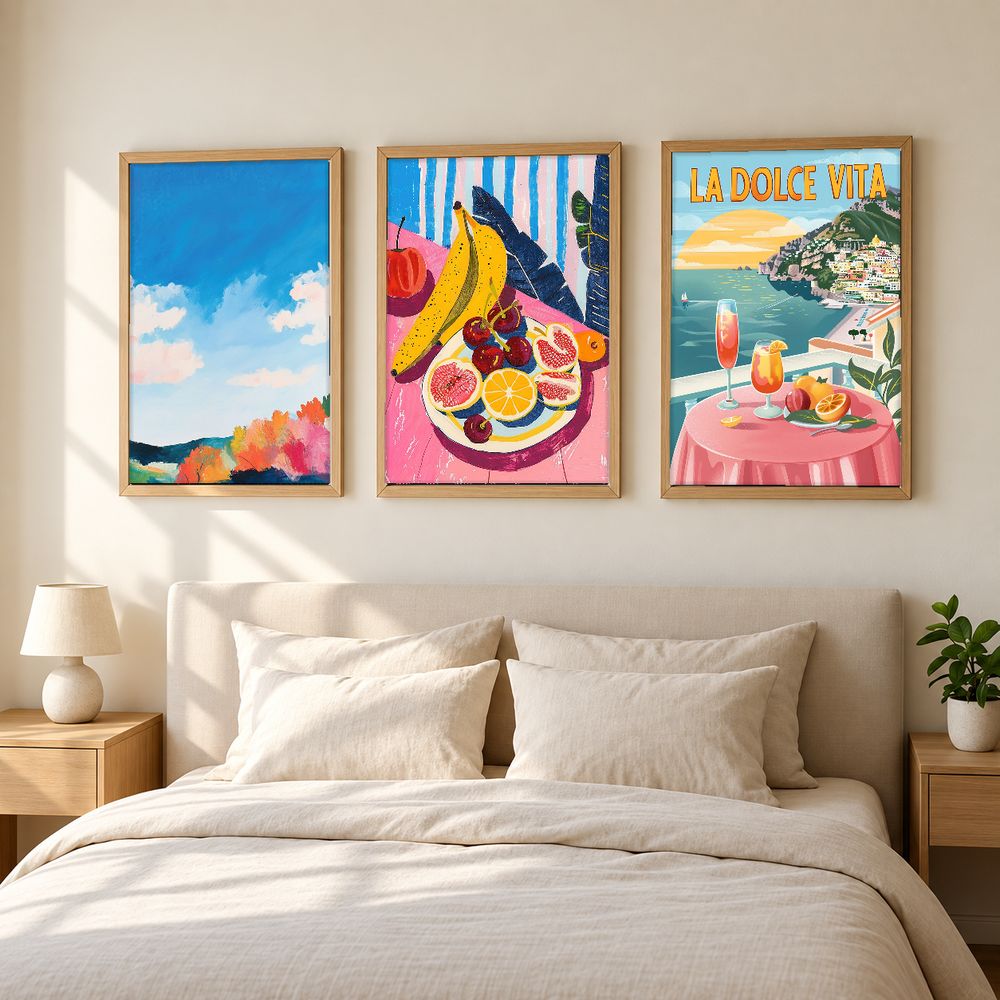 Set de 3 cuadros decorativos que combinan