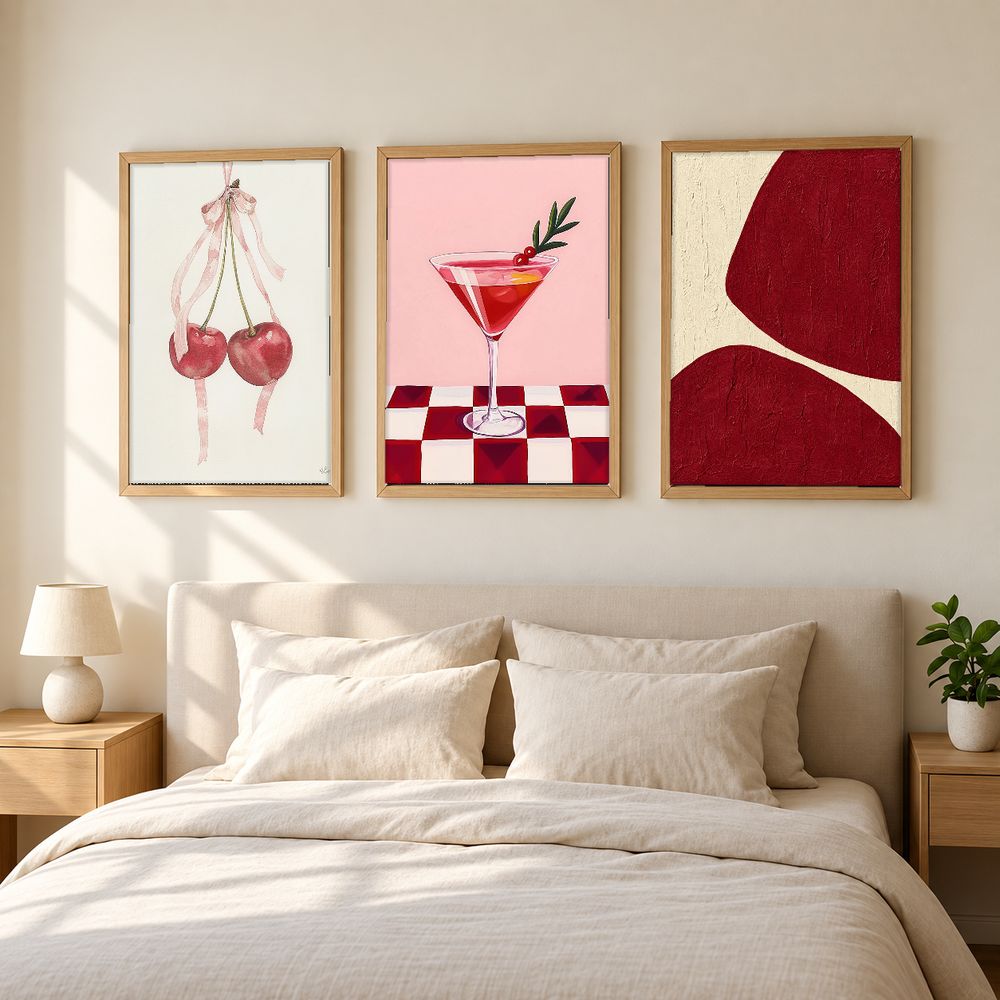 Set de 3 cuadros decorativos que combinan