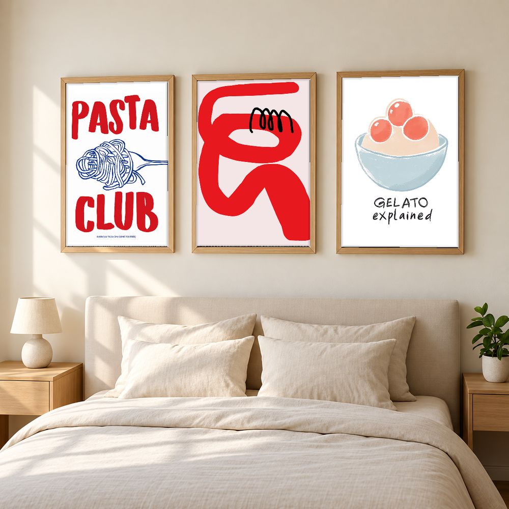 Set de 3 cuadros decorativos que combinan