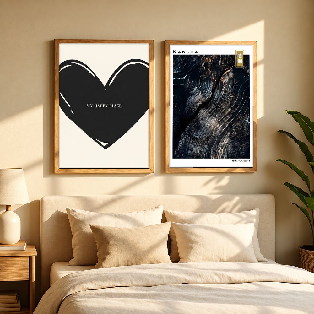 Set de 2 cuadros decorativos que combinan