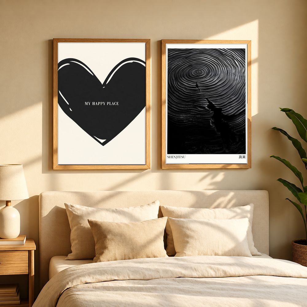 Set de 2 cuadros decorativos que combinan
