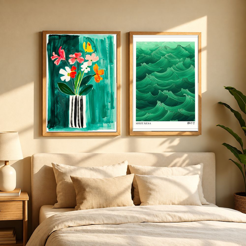 Set de 2 cuadros decorativos que combinan