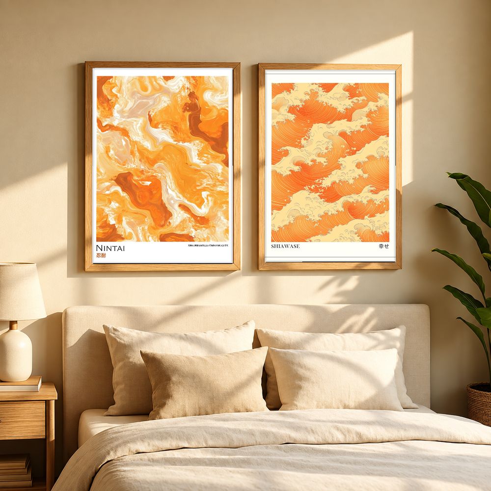 Set de 2 cuadros decorativos que combinan