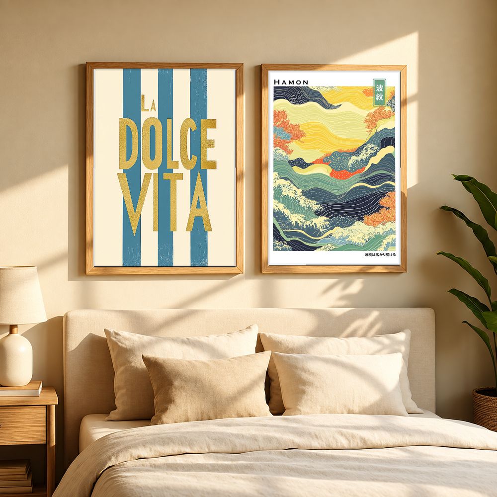 Set de 2 cuadros decorativos que combinan