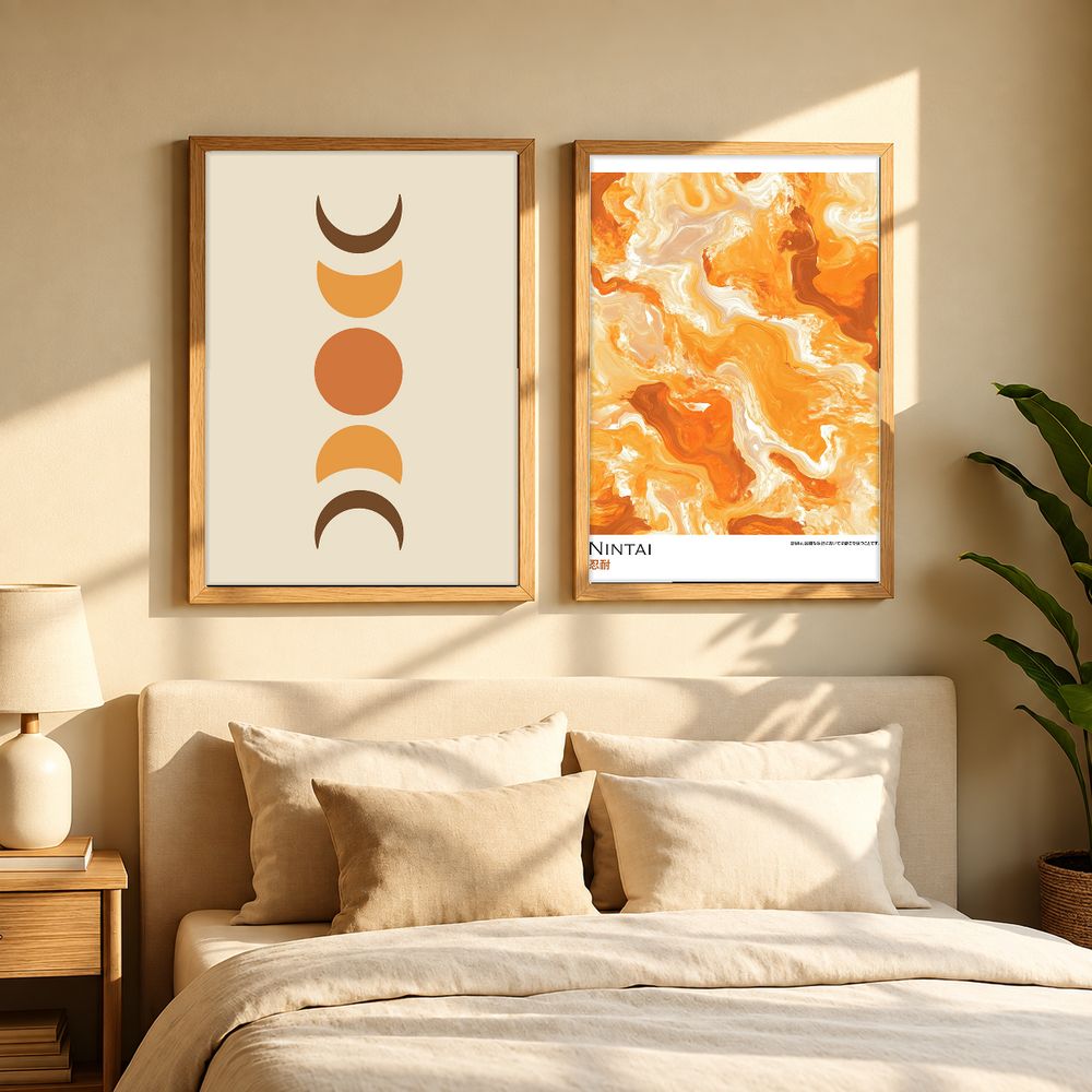 Set de 2 cuadros decorativos que combinan