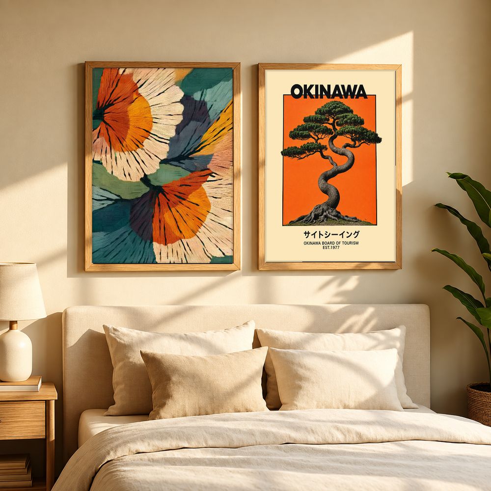 Set de 2 cuadros decorativos que combinan