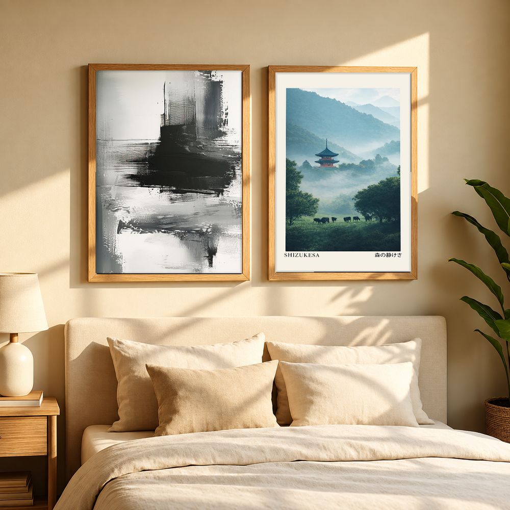 Set de 2 cuadros decorativos que combinan