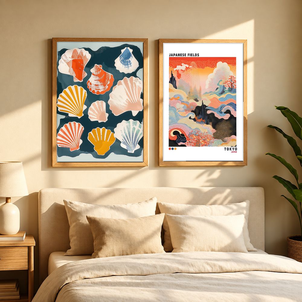 Set de 2 cuadros decorativos que combinan