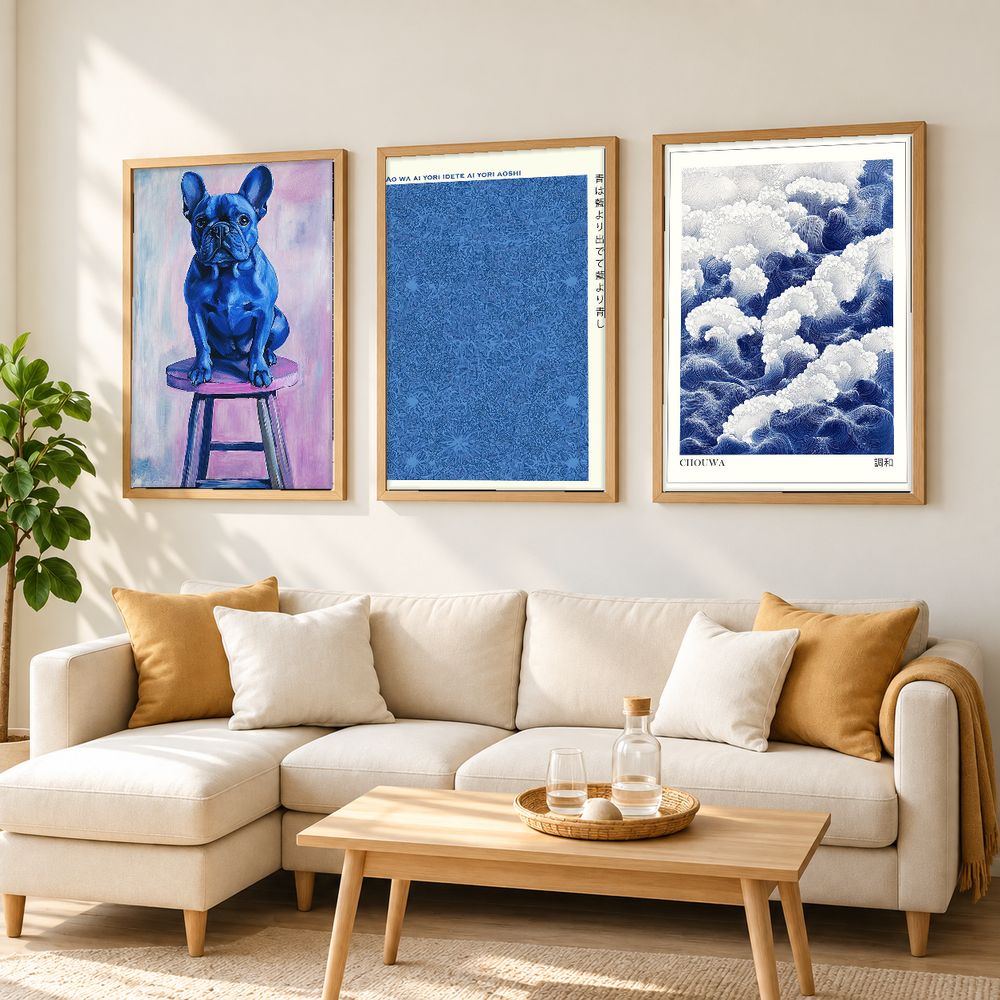 Set de 3 cuadros decorativos que combinan