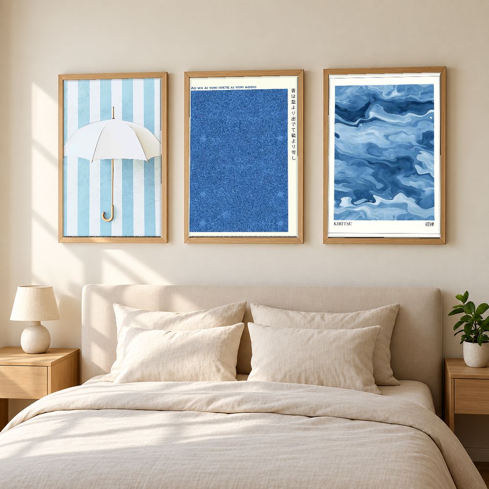 Set de 3 cuadros decorativos que combinan