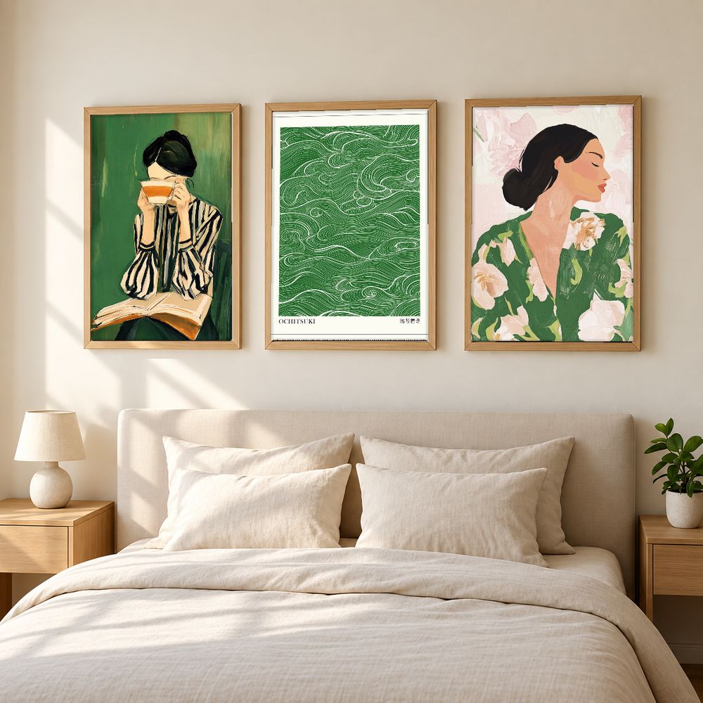 Set de 3 cuadros decorativos que combinan