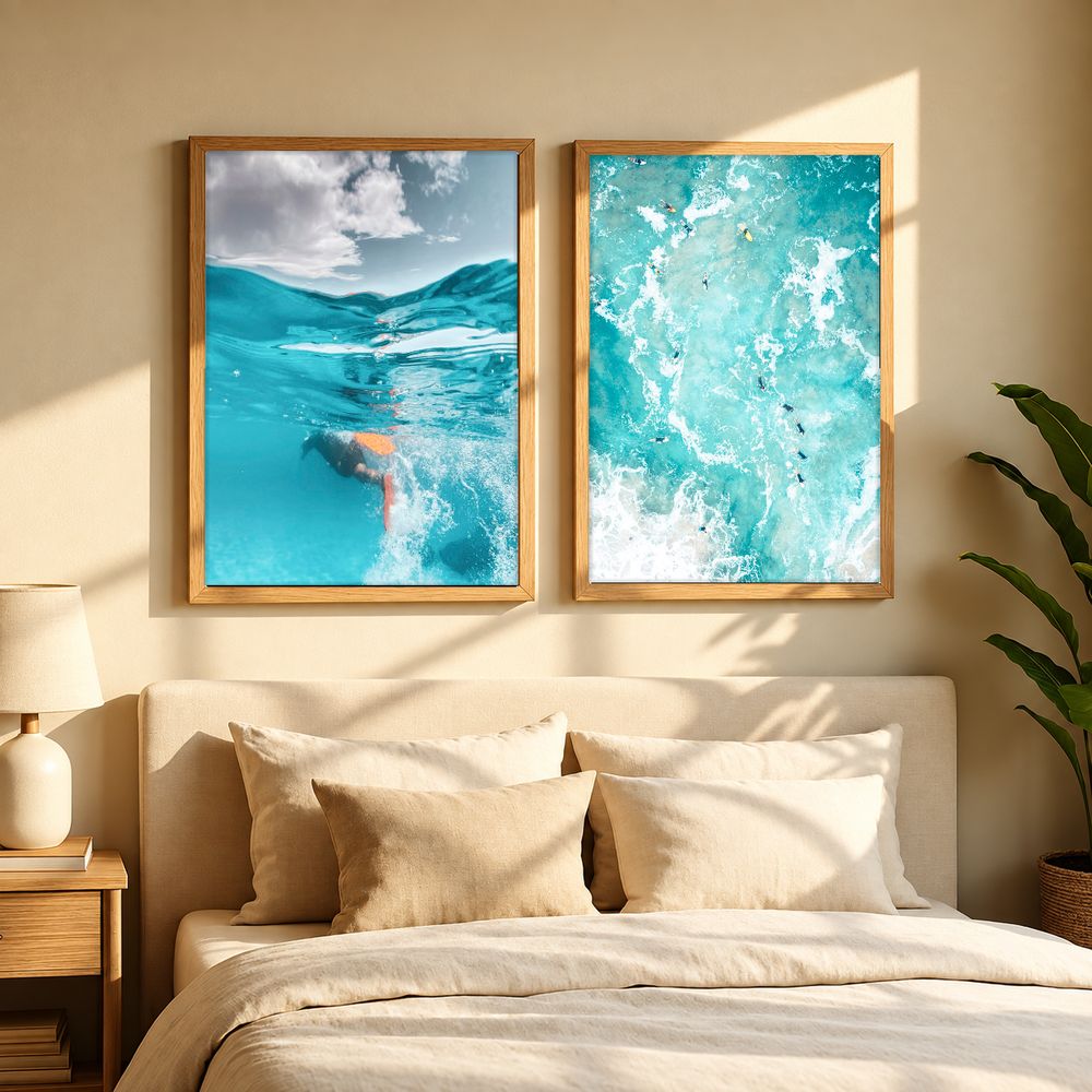 Set de 2 cuadros decorativos que combinan