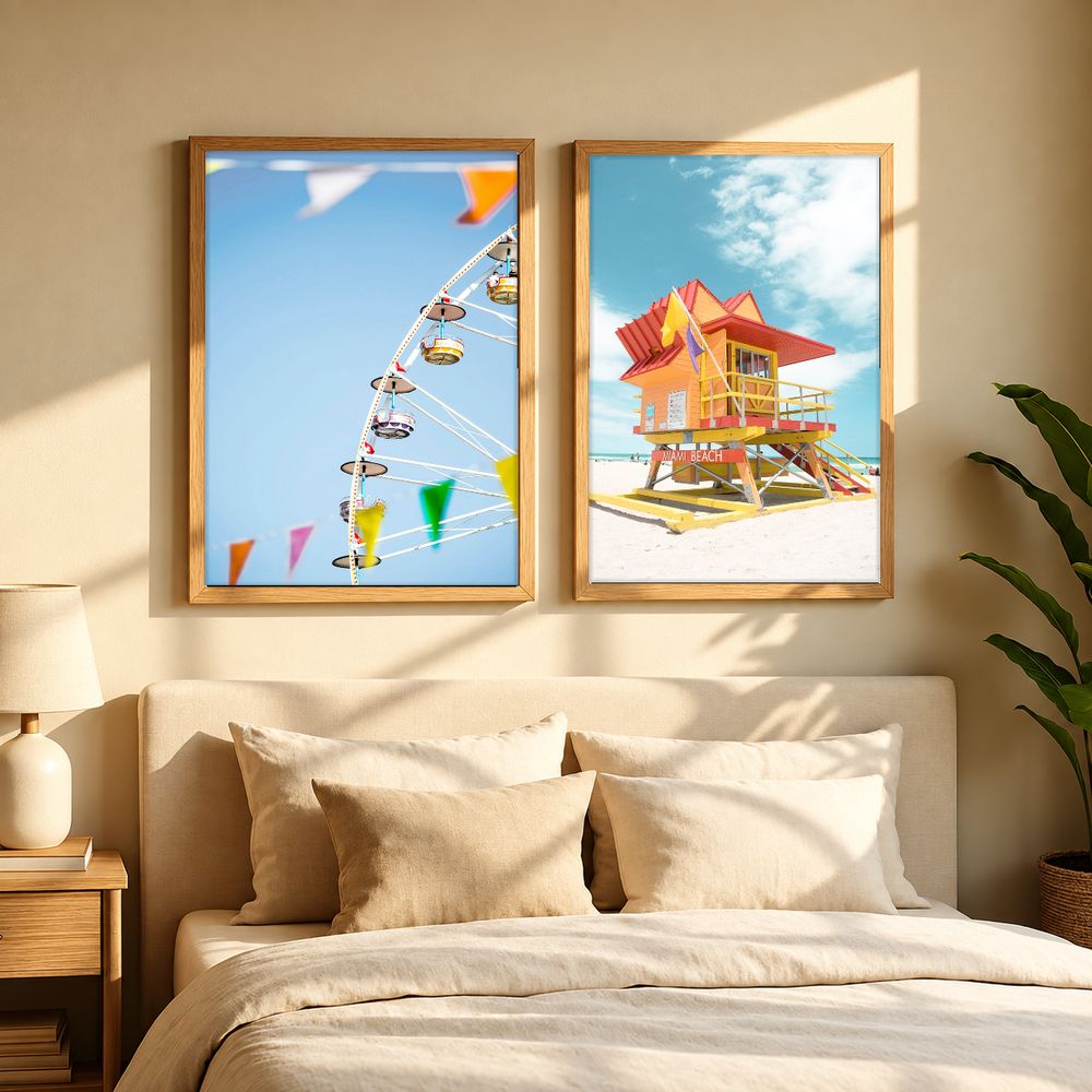 Set de 2 cuadros decorativos que combinan