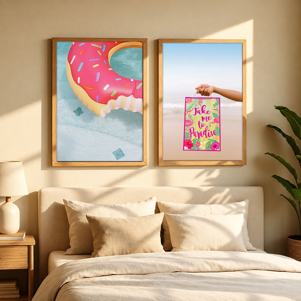 Set de 2 cuadros decorativos que combinan