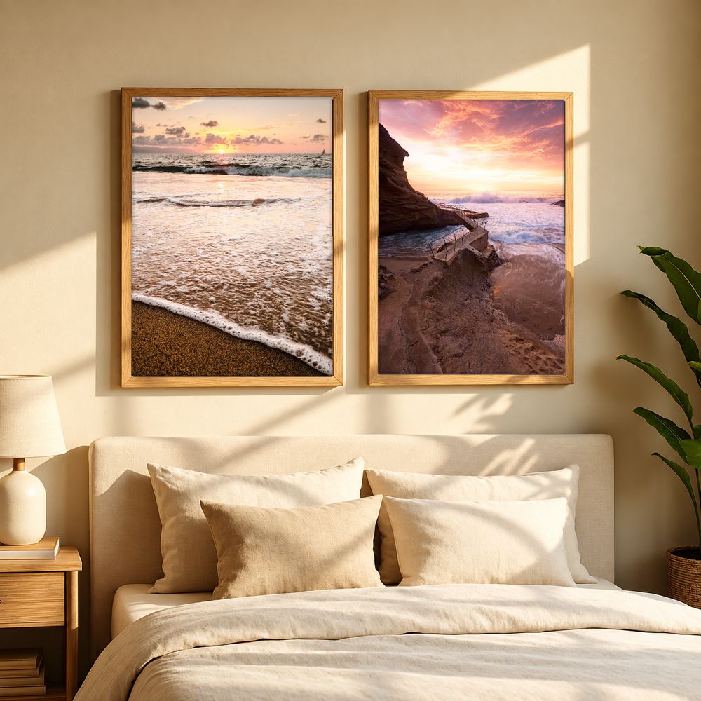 Set de 2 cuadros decorativos que combinan