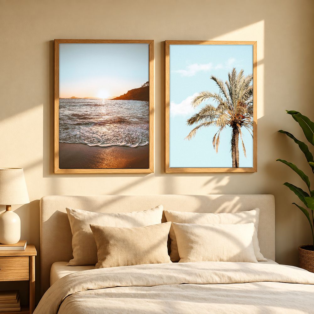 Set de 2 cuadros decorativos que combinan