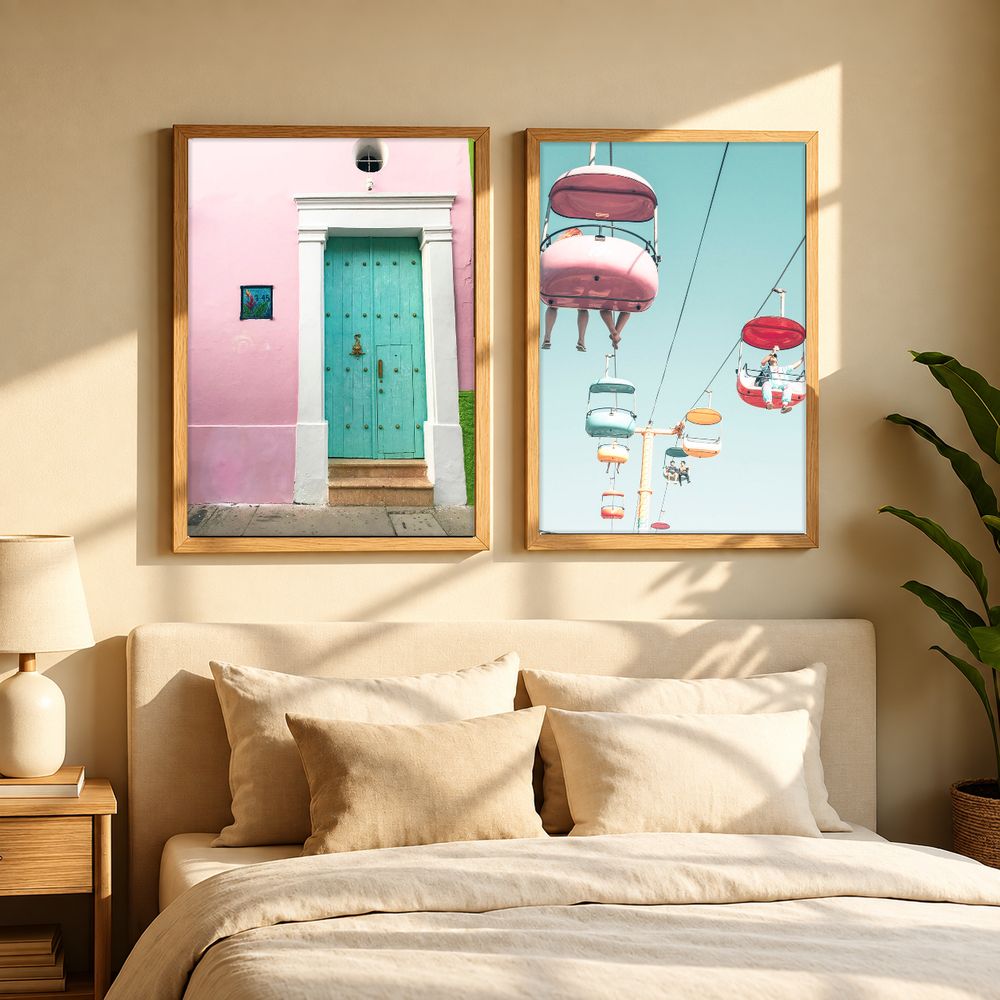 Set de 2 cuadros decorativos que combinan