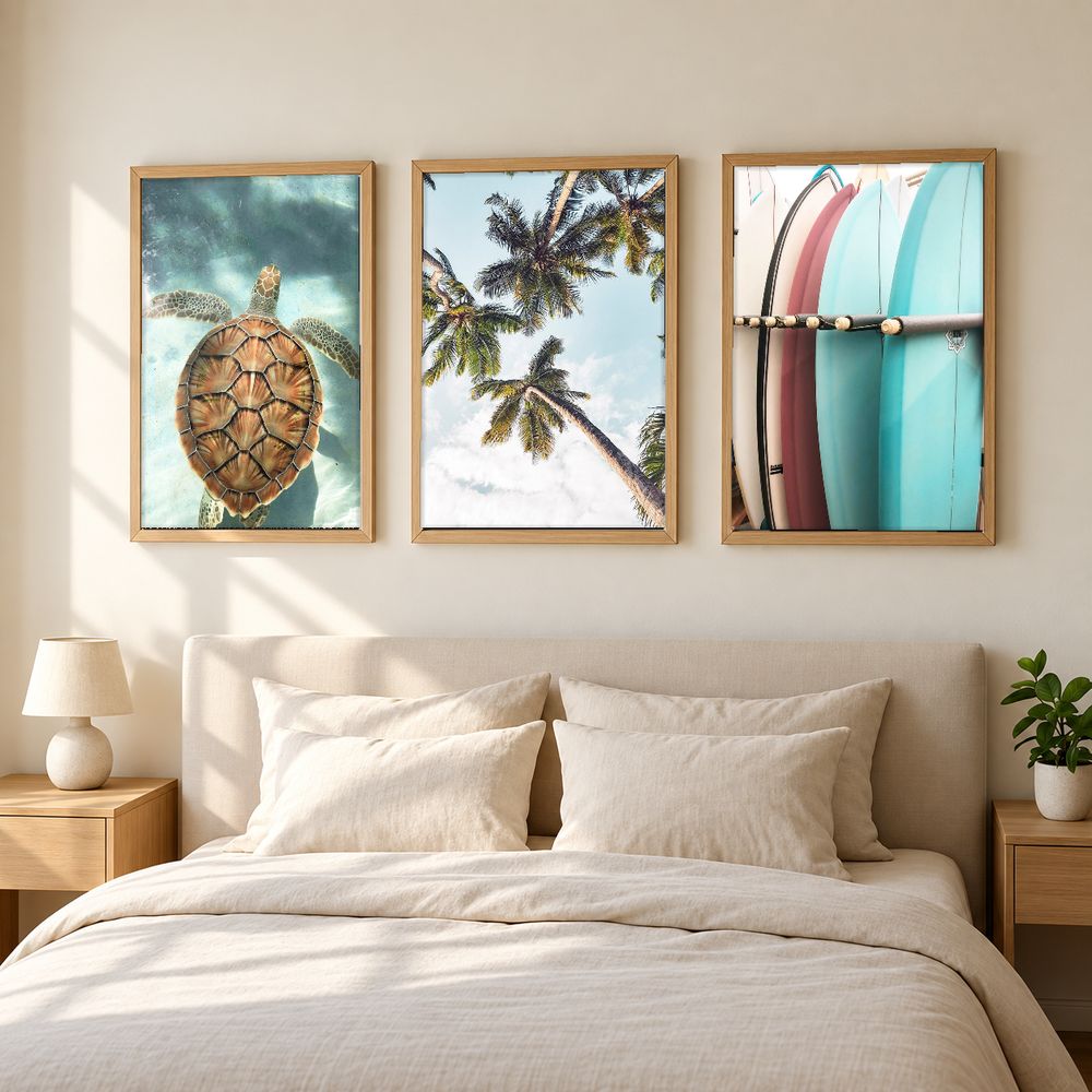 Set de 3 cuadros decorativos que combinan