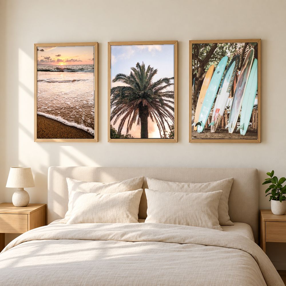Set de 3 cuadros decorativos que combinan