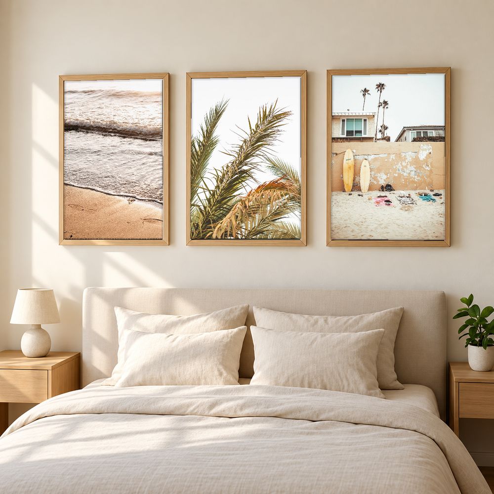 Set de 3 cuadros decorativos que combinan