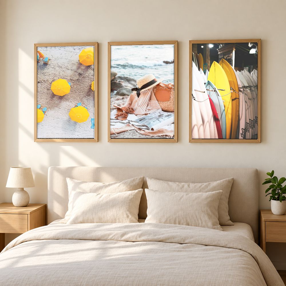Set de 3 cuadros decorativos que combinan