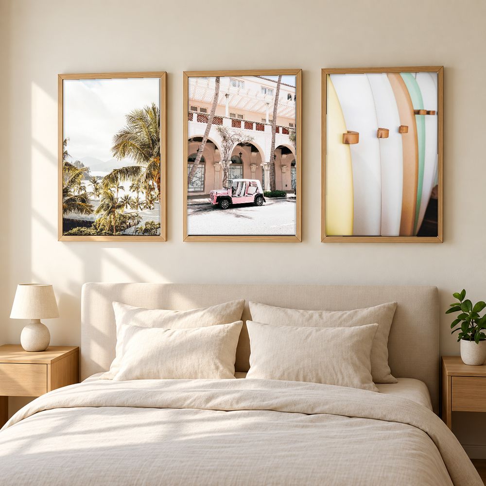 Set de 3 cuadros decorativos que combinan